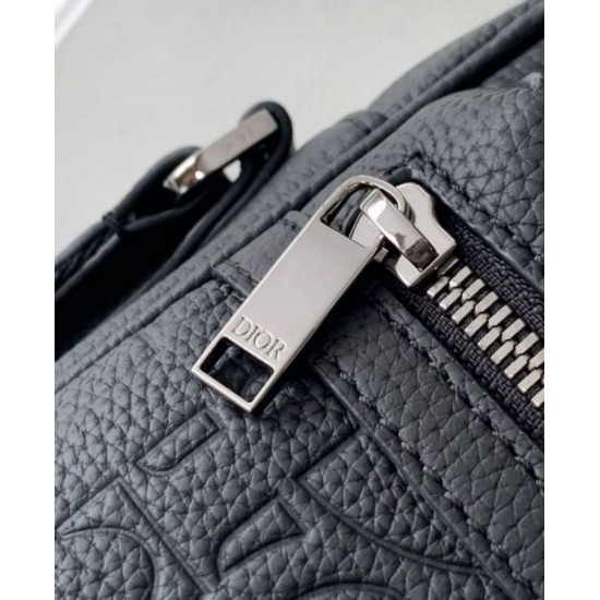 Replica Borsa a tracolla con cerniera Dior Rider 2.0 nera Gravity Riproduzione Fedele Borsa a tracolla con cerniera Dior Rider 2.0 nera Gravity imitazioni