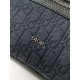 Replica Borsa a tracolla con cerniera Dior Rider 2.0 nera obliqua con nero Riproduzione Fedele Borsa a tracolla con cerniera Dior Rider 2.0 nera obliqua con nero imitazioni