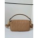 Replica Borse media Fendi Baguette in nappa beige FF Riproduzione Fedele Borse Replica media Fendi Baguette in nappa beige FF imitazioni