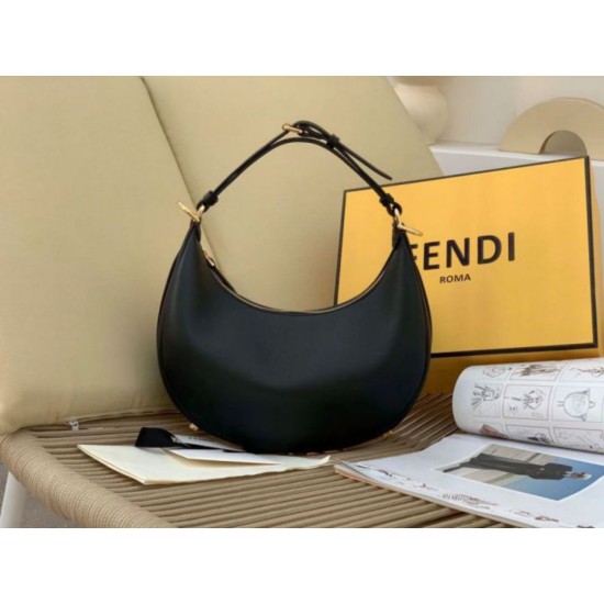 Replica Fendi Fendigraphy Piccola Borse Hobo Nero Riproduzione Fedele Fendi Fendigraphy Piccola Borse Replica Hobo Nero imitazioni