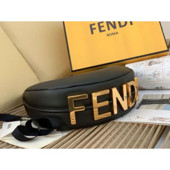 Replica Fendi Fendigraphy Piccola Borse Hobo Nero Riproduzione Fedele Fendi Fendigraphy Piccola Borse Replica Hobo Nero imitazioni
