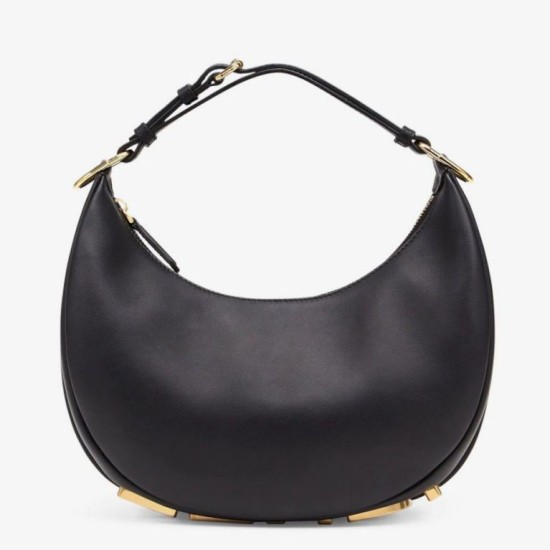 Replica Fendi Fendigraphy Piccola Borse Hobo Nero Riproduzione Fedele Fendi Fendigraphy Piccola Borse Replica Hobo Nero imitazioni
