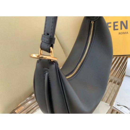 Replica Fendi Fendigraphy Piccola Borse Hobo Nero Riproduzione Fedele Fendi Fendigraphy Piccola Borse Replica Hobo Nero imitazioni
