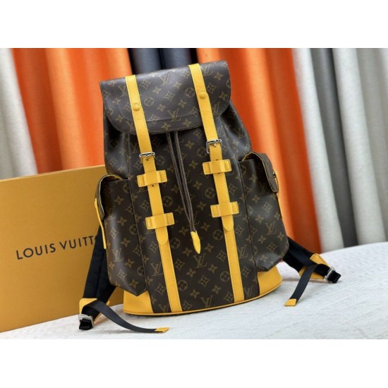 Replica Zaino Louis Vuitton Christopher MM M13202 Riproduzione Fedele Zaino Louis Vuitton Christopher MM M13202 imitazioni