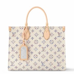 Riproduzione Fedele Borsa Louis Vuitton OnTheGo MM Tessuto Monogram M24708 imitazioni