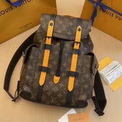 Replica Zaino Louis Vuitton Christopher MM Monogramma Tela Macassar M46686 Riproduzione Fedele Zaino Louis Vuitton Christopher MM Monogramma Tela Macassar M46686 imitazioni
