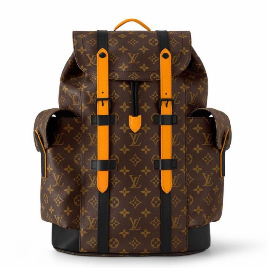 Replica Zaino Louis Vuitton Christopher MM Monogramma Tela Macassar M46686 Riproduzione Fedele Zaino Louis Vuitton Christopher MM Monogramma Tela Macassar M46686 imitazioni