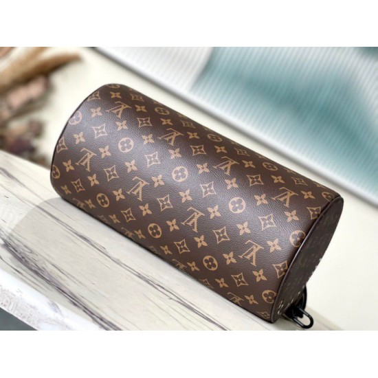Riproduzione Fedele Polochon morbido LV MM Borsa Replica M46691 imitazioni