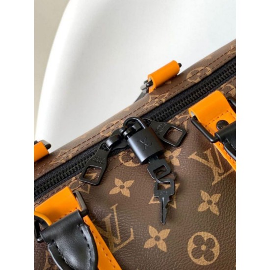 Replica Louis Vuitton Keepall Bandouliere 45 Borsa Tela Monogram Macassar M46703 Riproduzione Fedele Louis Vuitton Keepall Bandouliere 45 Borsa Tela Monogram Macassar M46703 imitazioni