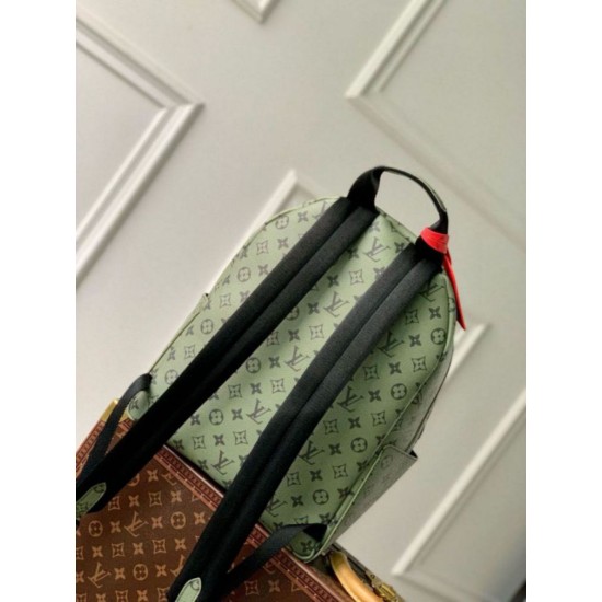 Replica Zaino Louis Vuitton Discovery PM Tela monogramma verde M46802 Riproduzione Fedele Zaino Louis Vuitton Discovery PM Tela monogramma verde M46802 imitazioni