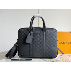 Louis Vuitton Porte Documents Voyage PM Damier Infini N40444 Louis Vuitton Porte Documents Voyage PM Damier Infini N40444