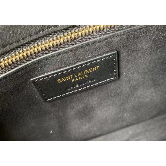Replica YSL Saint Laurent Le 5 à 7 Borse Hobo Nera Riproduzione Fedele YSL Saint Laurent Le 5 à 7 Borse Replica Hobo Nera imitazioni