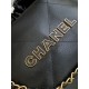 Replica Bora Pari Grande Chanel 22 Pelle di Vitello Lucida AS3260 Nera