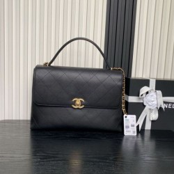 Replica Borsa Maxi Flap Chanel Con Manico Superiore AS5543 Nera