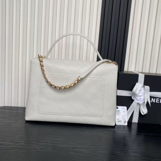 Replica Borse Imitazioni Maxi Flap Chanel Con Manico Superiore AS5543 Bianca Imitazioni Replica Borse Imitazioni Maxi Flap Chanel Con Manico Superiore AS5543 Bianca