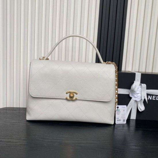 Replica Borse Imitazioni Maxi Flap Chanel Con Manico Superiore AS5543 Bianca Imitazioni Replica Borse Imitazioni Maxi Flap Chanel Con Manico Superiore AS5543 Bianca