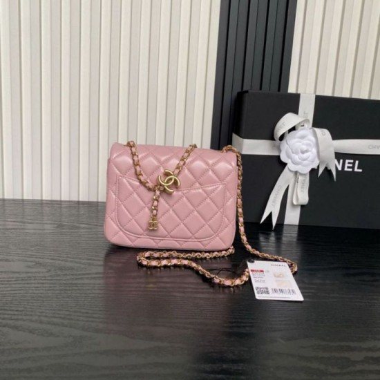 Replica Borsa Mini Flap Chanel AS5758 Rosa Imitazioni Replica Borsa Mini Flap Chanel AS5758 Rosa
