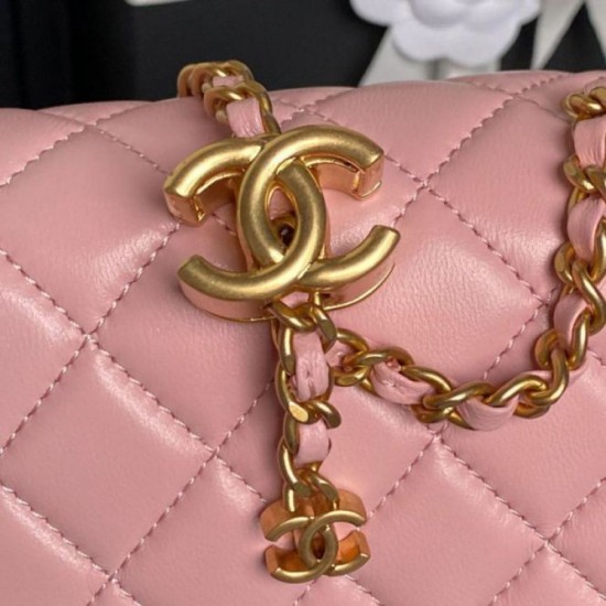 Replica Borsa Mini Flap Chanel AS5758 Rosa Imitazioni Replica Borsa Mini Flap Chanel AS5758 Rosa