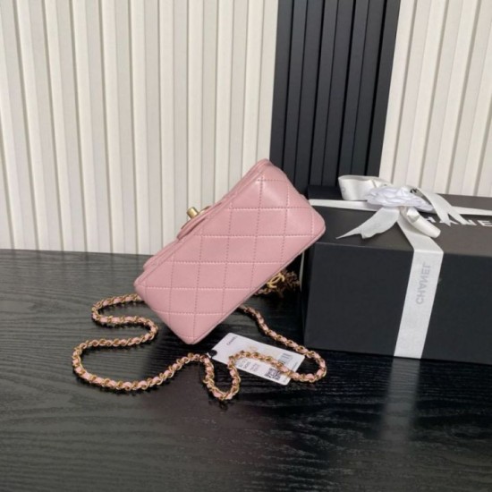 Replica Borsa Mini Flap Chanel AS5758 Rosa Imitazioni Replica Borsa Mini Flap Chanel AS5758 Rosa