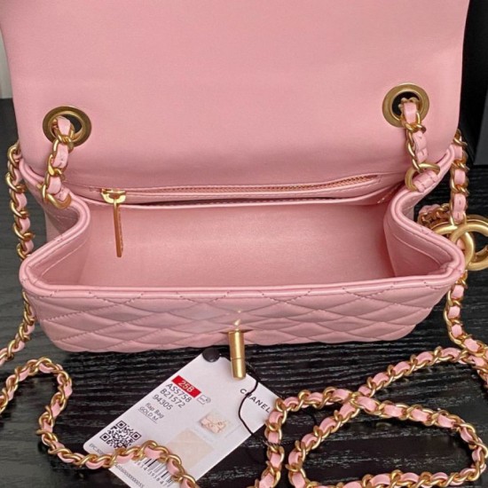Replica Borsa Mini Flap Chanel AS5758 Rosa Imitazioni Replica Borsa Mini Flap Chanel AS5758 Rosa