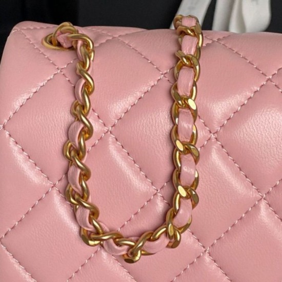 Replica Borsa Mini Flap Chanel AS5758 Rosa Imitazioni Replica Borsa Mini Flap Chanel AS5758 Rosa