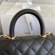 Replica Borsa a Mano Chanel con Manico Superiore AS2215 Nera Imitazioni Replica Borsa a Mano Chanel con Manico Superiore AS2215 Nera