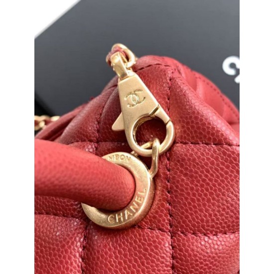 Replica Borse Alta Qualità a Mano Chanel con Manico Superiore AS2215 Rosso Imitazioni Replica Borse Alta Qualità a Mano Chanel con Manico Superiore AS2215 Rosso