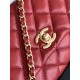 Replica Borse Alta Qualità a Mano Chanel con Manico Superiore AS2215 Rosso Imitazioni Replica Borse Alta Qualità a Mano Chanel con Manico Superiore AS2215 Rosso