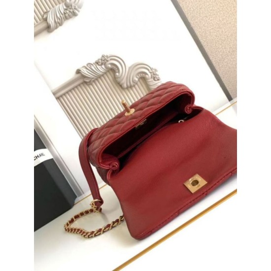 Replica Borse Alta Qualità a Mano Chanel con Manico Superiore AS2215 Rosso Imitazioni Replica Borse Alta Qualità a Mano Chanel con Manico Superiore AS2215 Rosso