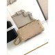 Replica Borsa Chanel con patta e manico superiore AS2215 Albicocca