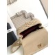 Replica Borsa Chanel con patta e manico superiore AS2215 Albicocca