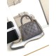 Replica Borsa Chanel con patta e manico superiore AS2215 Grigio