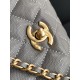 Replica Borsa Chanel con patta e manico superiore AS2215 Grigio