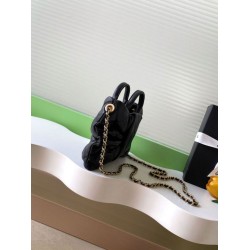 Borse Chanel Mini con fiocco AS5849 Pelle di agnello Nero Borse Chanel Mini con fiocco AS5849 Pelle di agnello Nero