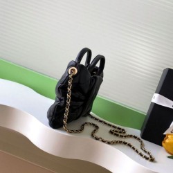 Replica Borse Chanel Mini con fiocco AS5849 Pelle di agnello Nero Imitazioni Replica Borse Chanel Mini con fiocco AS5849 Pelle di agnello Nero