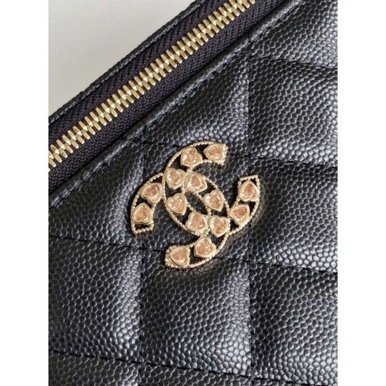Replica Borsa Chanel Vanity con catena AP4530 Nero Imitazioni Replica Borsa Chanel Vanity con catena AP4530 Nero