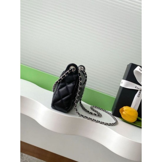 Replica Borsa Chanel Classic Mahjong AP4855 Nero