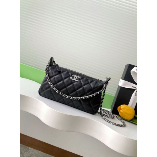 Replica Borsa Chanel Classic Mahjong AP4855 Nero