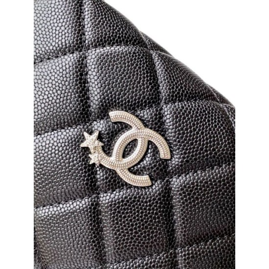 Replica Borse Imitazioni Chanel Hobo trapuntata con catena AP4850 Nero Imitazioni Replica Borse Imitazioni Chanel Hobo trapuntata con catena AP4850 Nero