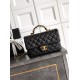 Replica Borsa Chanel Piccola con patta e manico superiore AS5702 Nero Imitazioni Replica Borsa Chanel Piccola con patta e manico superiore AS5702 Nero