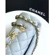 Replica Borse Chanel piccola con patta e manico superiore AS5702 Azzurro Imitazioni Replica Borse Chanel piccola con patta e manico superiore AS5702 Azzurro