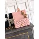 Replica Borse Chanel piccola con patta classica CF in pelle di agnello lucida rosa Imitazioni Replica Borse Chanel piccola con patta classica CF in pelle di agnello lucida rosa