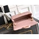 Replica Borse Chanel piccola con patta classica CF in pelle di agnello lucida rosa Imitazioni Replica Borse Chanel piccola con patta classica CF in pelle di agnello lucida rosa