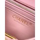 Replica Borse Chanel piccola con patta classica CF in pelle di agnello lucida rosa Imitazioni Replica Borse Chanel piccola con patta classica CF in pelle di agnello lucida rosa