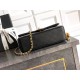 Replica Borse Imitazioni Chanel piccola con patta classica CF in pelle di agnello lucida nera Imitazioni Replica Borse Imitazioni Chanel piccola con patta classica CF in pelle di agnello lucida nera