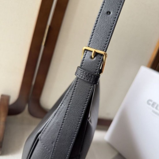 Replica Celine Heloise Medium, borsa a tracolla nera Imitazioni Replica Celine Heloise Medium, borsa a tracolla nera