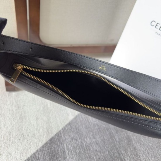 Replica Celine Heloise Medium, borsa a tracolla nera Imitazioni Replica Celine Heloise Medium, borsa a tracolla nera