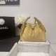 Replica Chanel AS5293, borsa a secchiello con coulisse piccola Hobo Vintage, pelle di daino gialla Imitazioni Replica Chanel AS5293, borsa a secchiello con coulisse piccola Hobo Vintage, pelle di daino gialla
