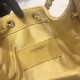 Replica Chanel AS5293, borsa a secchiello con coulisse piccola Hobo Vintage, pelle di daino gialla Imitazioni Replica Chanel AS5293, borsa a secchiello con coulisse piccola Hobo Vintage, pelle di daino gialla