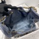 Replica Chanel AS5293, borsa a secchiello con coulisse piccola Hobo Vintage, pelle di daino blu Imitazioni Replica Chanel AS5293, borsa a secchiello con coulisse piccola Hobo Vintage, pelle di daino blu